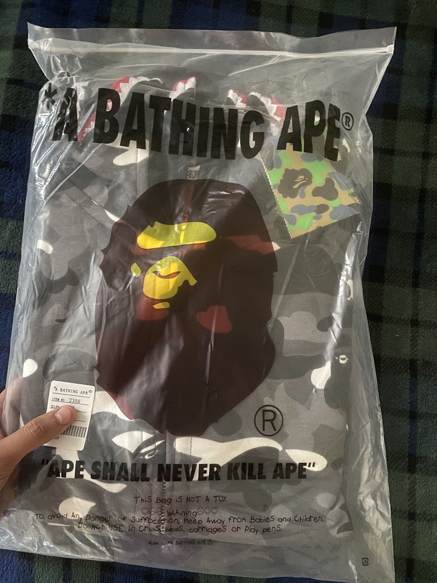 Black Double Hooded Bape Ape Hoodie