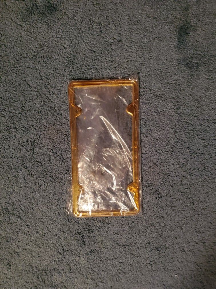 24k GOLD license PLATE Holder&Screws