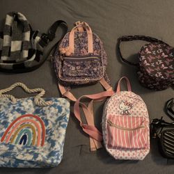 Girl purses/mini backpacks $3 Each