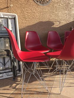 Red chairs great condition (read post)