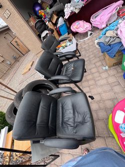 (3) Black Chairs