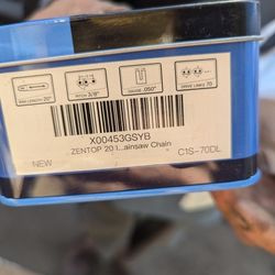 20" Chainsaw Blade New By Zentop