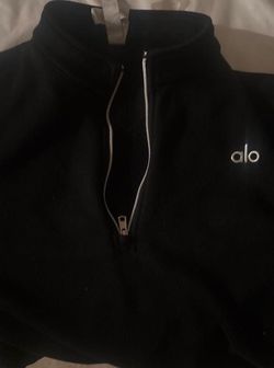 Alo black quarter zip
