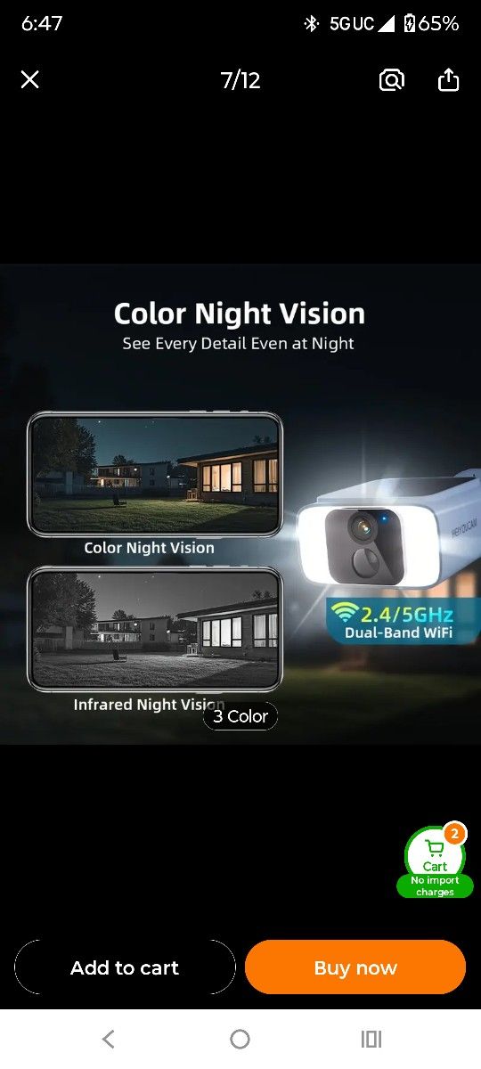 Wireless Solar Security Camera