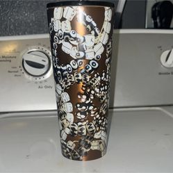 Starbucks Shade Khumbu Stainless Steel Insulated Tumbler Brown Abstract Lid