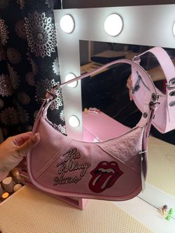 The Rolling Stones Pink Shoulder Bag