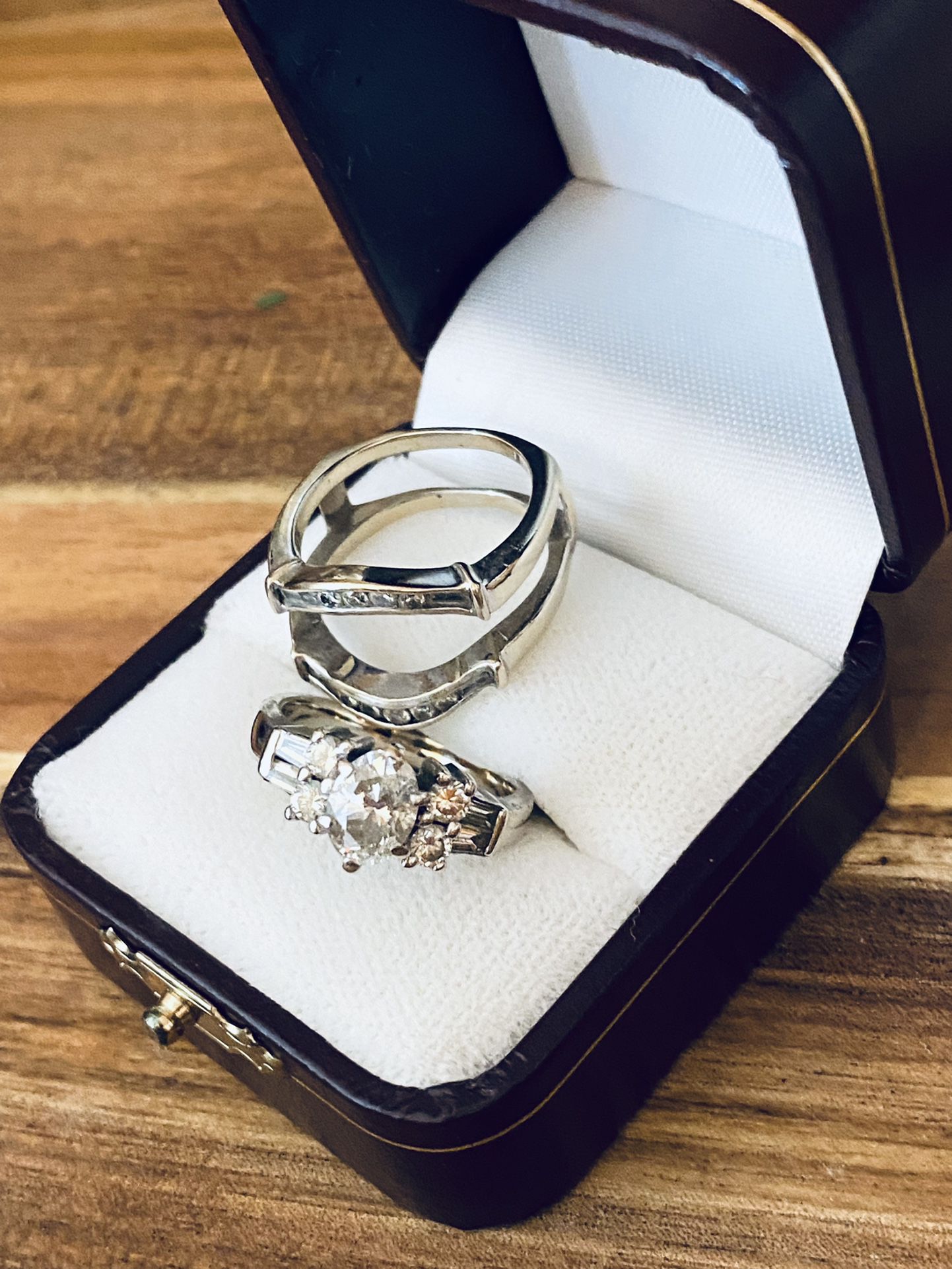 Woman’s Custom Made Engagement Ring w/wedding band
