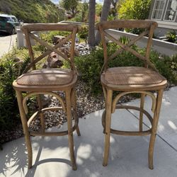 Ballard Designs Constance Bar Stools (2)