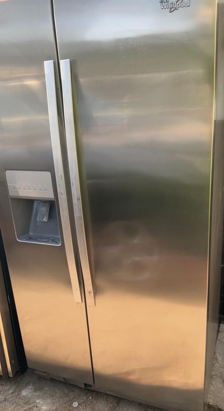 Whirlpool Side-by-Side Stainless Steel Refrigerator Fridge