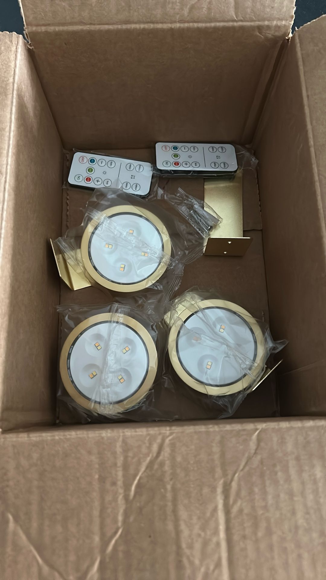 Gold Picture Lights 