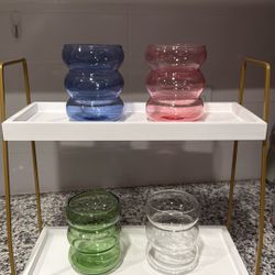 Glass Cups 4 pk 