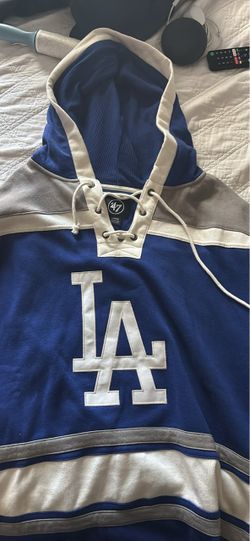 LA Dodgers '47 Brand Hockey Hoodie