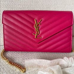 Hot Pink Ysl Purse