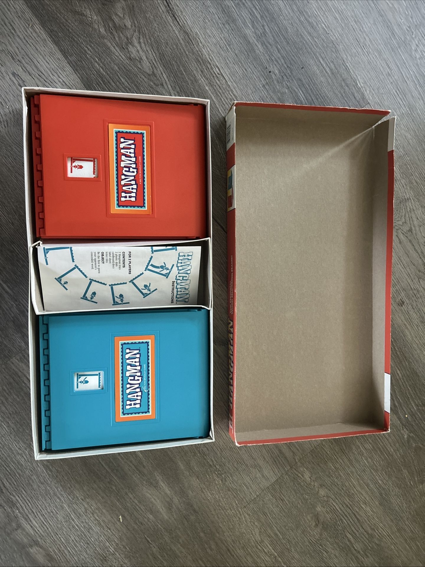 Vintage Hangman Board Game by Milton Bradley