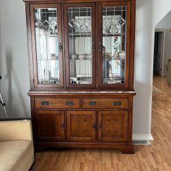 Wooden China Cabinet / Hutch 