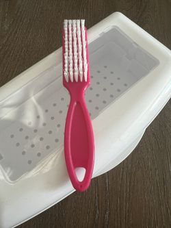 Nail Tool Sterilizer Box Plastic Disinfectant Container Barbicide Disinfectant Tray for Nail Tools, Tweezers, Hair Salon, Spa and Trimmer Mani