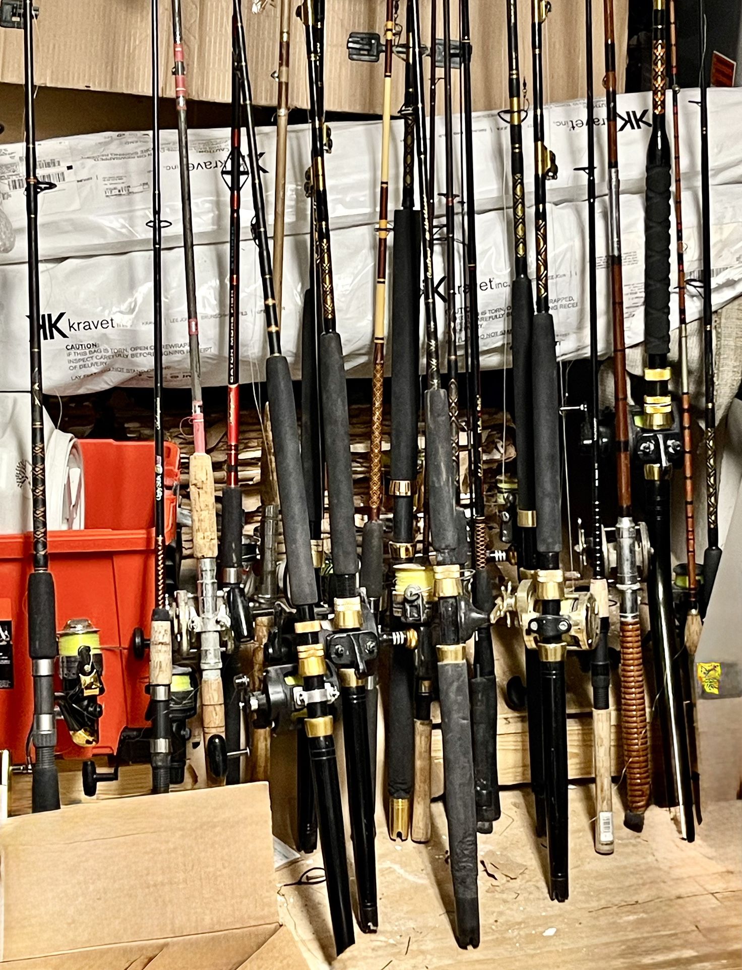 Entire Fishing Rod/Reel Collection In Great Condition