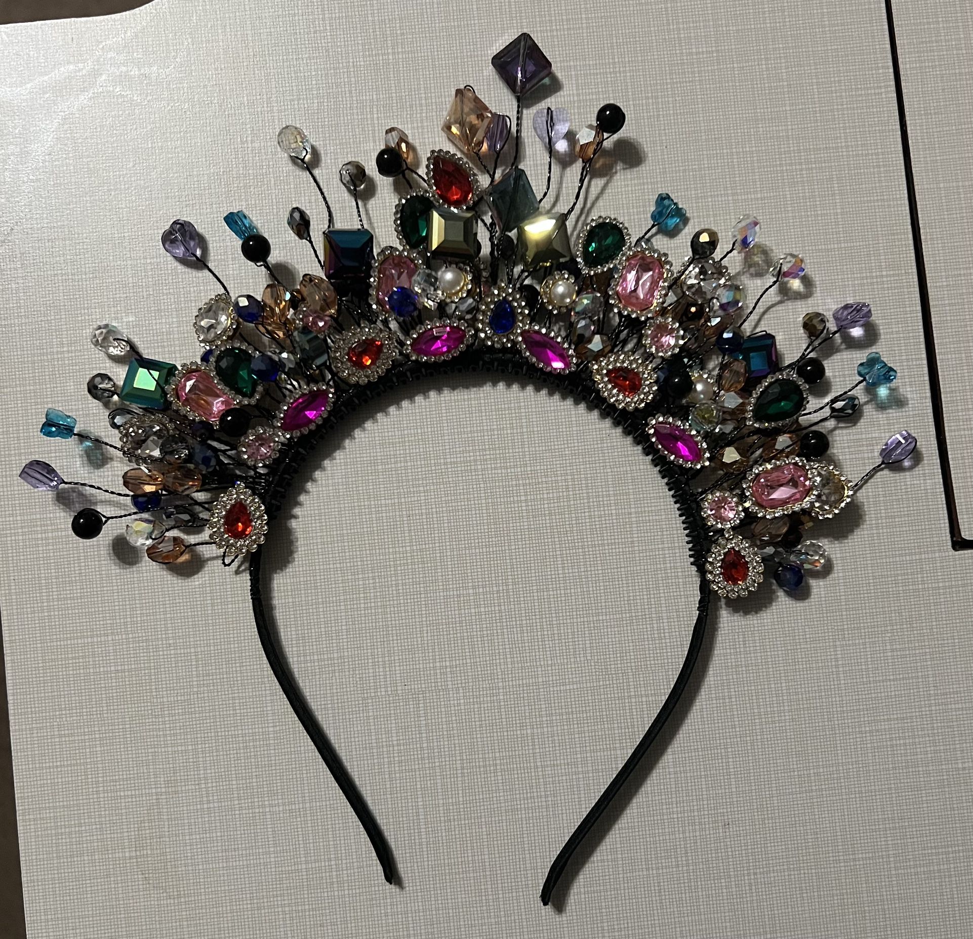 Bejeweled Crown Headband 