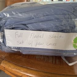 Full Flannel Bed Set