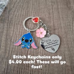 Stitch Keychains Only $2.00