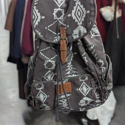 PINK Victoria Secret Slub Hobo Backpack With Metallic Primt