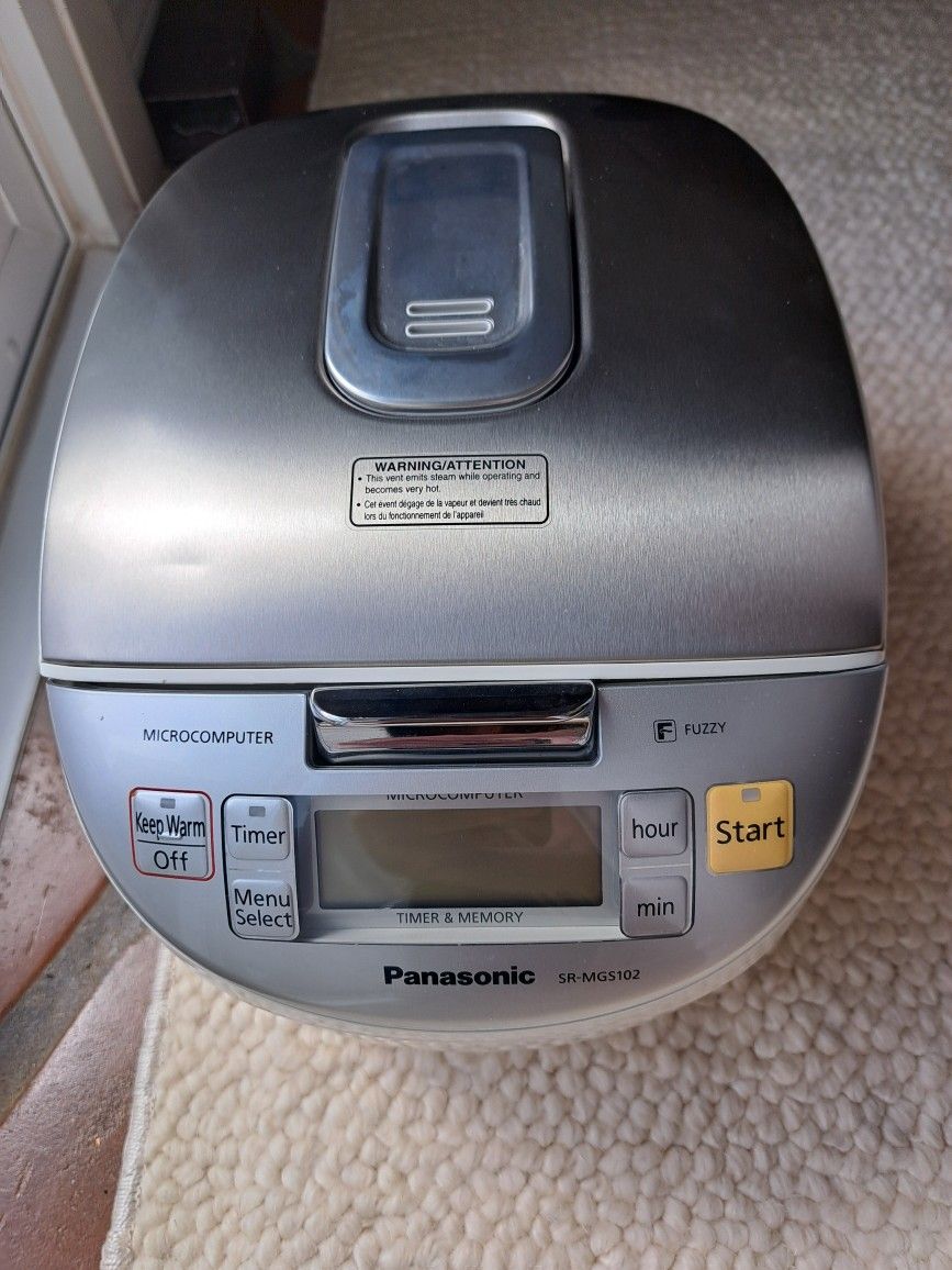 PANASONIC SR-MGS102, RICE COOKER