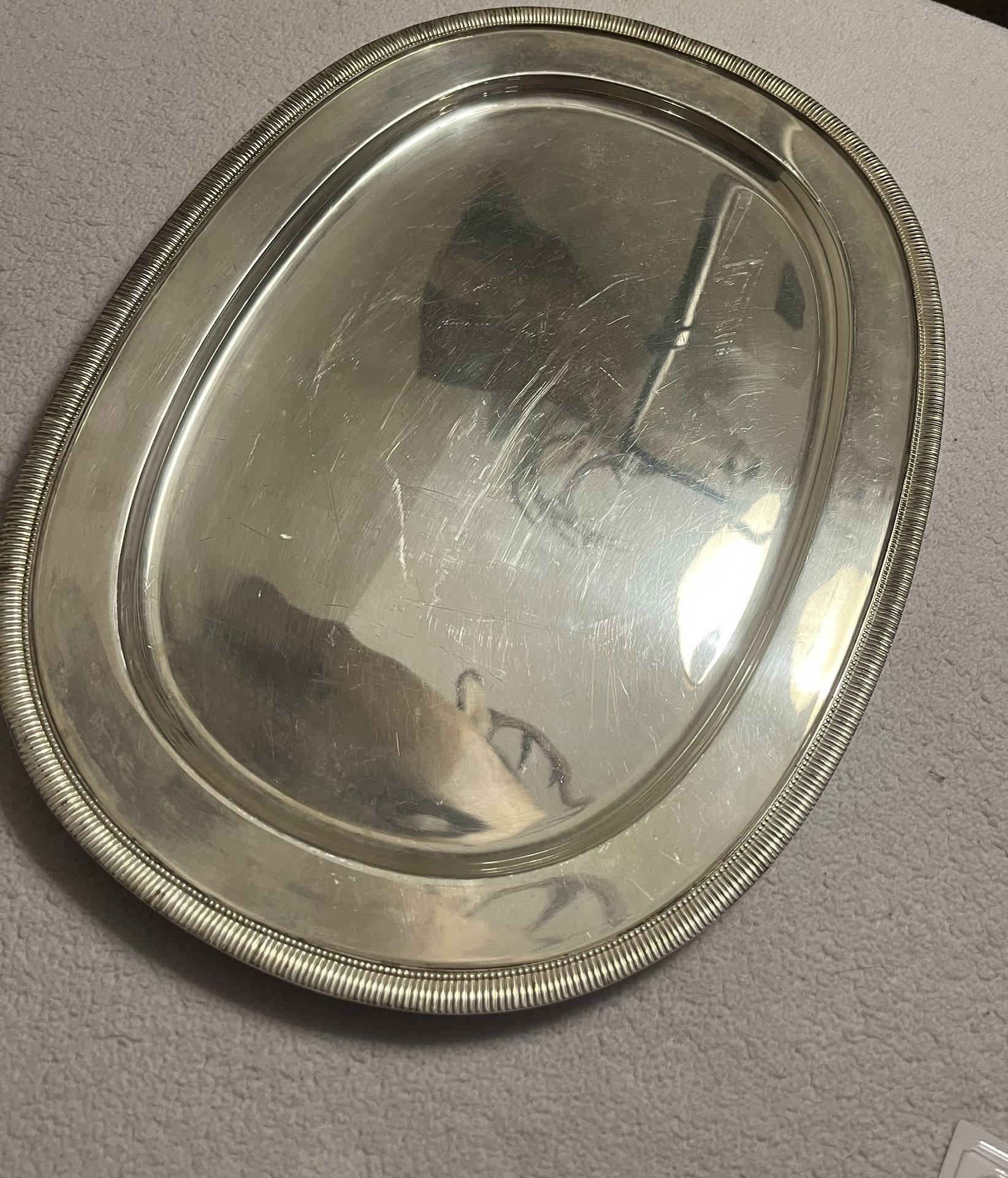 Wayfair V203 Silver plated Viking EPNS Vintage Plate.
