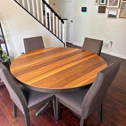 Dining room table and chairs