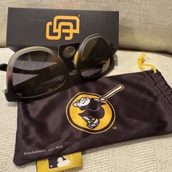 Knockaround Sunglasses “PADRES”  Special Release  Polarized  Premiums Sport  NEW.  TAGS ON.