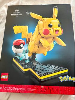 LEGO Pokémon Pikachu & Poké Ball 72152 Set 2050 pcs Age 18+ (2025)
