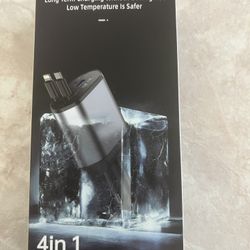 Retractable Car Charger, 4 in 1 Fast Charging Car Charger 