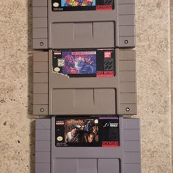 SUPER NINTENDO VIDEO GAMES 
