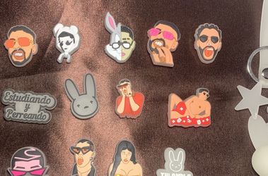 Glow In the Dark Bad Bunny Charms