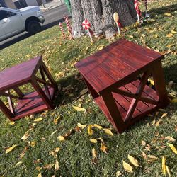 2 End Tables & Coffee Table 
