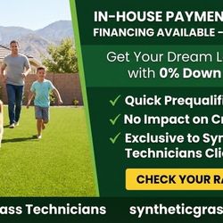 Artificial Grass - Premium - Fake Lawn For $0 Down Financing!