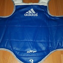 ADIDAS WTF approved Hogu Chest Protector sz 3 MMA BJJ UFC TKD Taekwondo Boxing