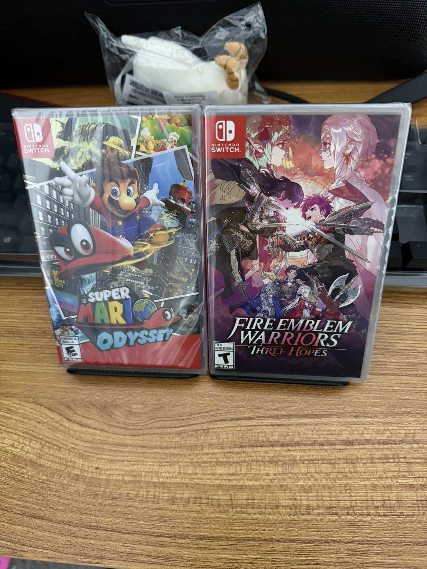 NEW SEALED Super Mario Odyssey + Fire Emblem Warriors Three Hopes For Nintendo Switch