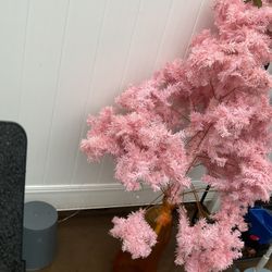 A Beautiful, Pink Christmas Tree For A Child’s Room Only $20 (NO SHIPPING)