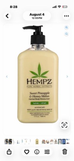 Hempz full size lotion