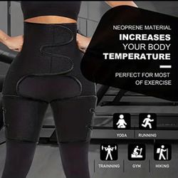 1pc 3-in-1 Waist Trainer, Waist & Thigh Trimmer, For Fat Burning