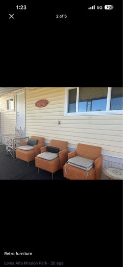 Three free vintage retro chairs