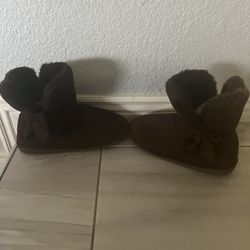 Women’s Brown Suede Ankle Boots 