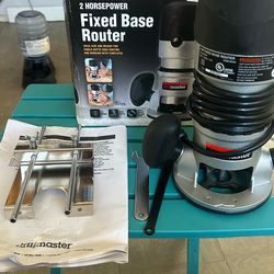 Drill master fixed base router