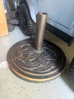 Round Patio Umbrella Base Stand