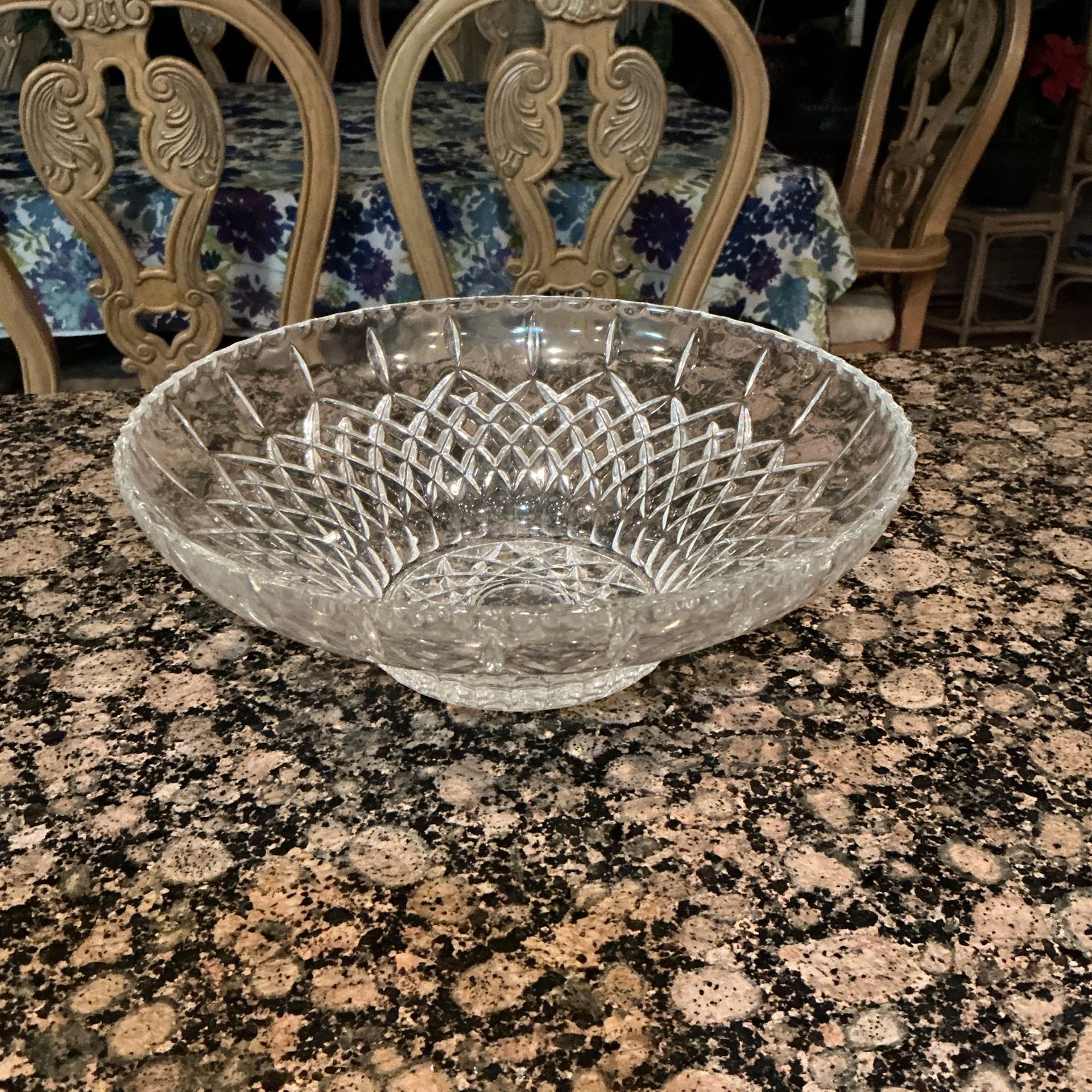 Beautiful Crystal Bowl For Display Or Use.