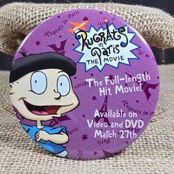 Vintage Rugrats In Paris The Movie Tommy Pin Button Theater & Video Promotional
