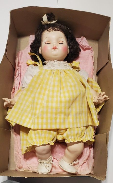 Madame ALEXANDER Puddin #6930 Vintage Doll. 1965 Original Box And Clothing.