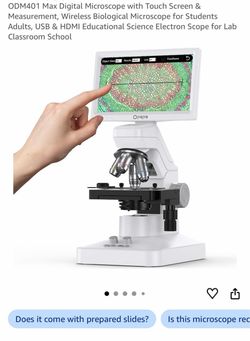 7” biological microscope