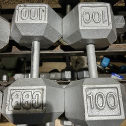 100lb Dumbbells 