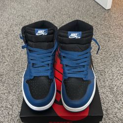 Jordan 1 High Retro Marine Blue Used Size 8